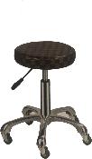 Tabouret rond simple 6617C Noir