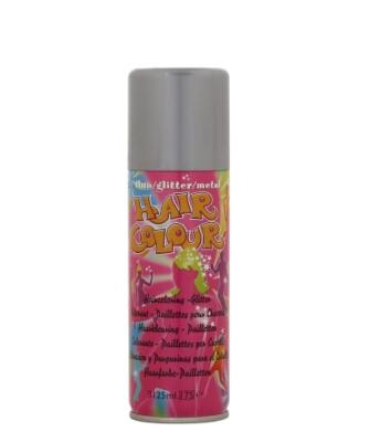 Glitter color spray metal silver 125ml