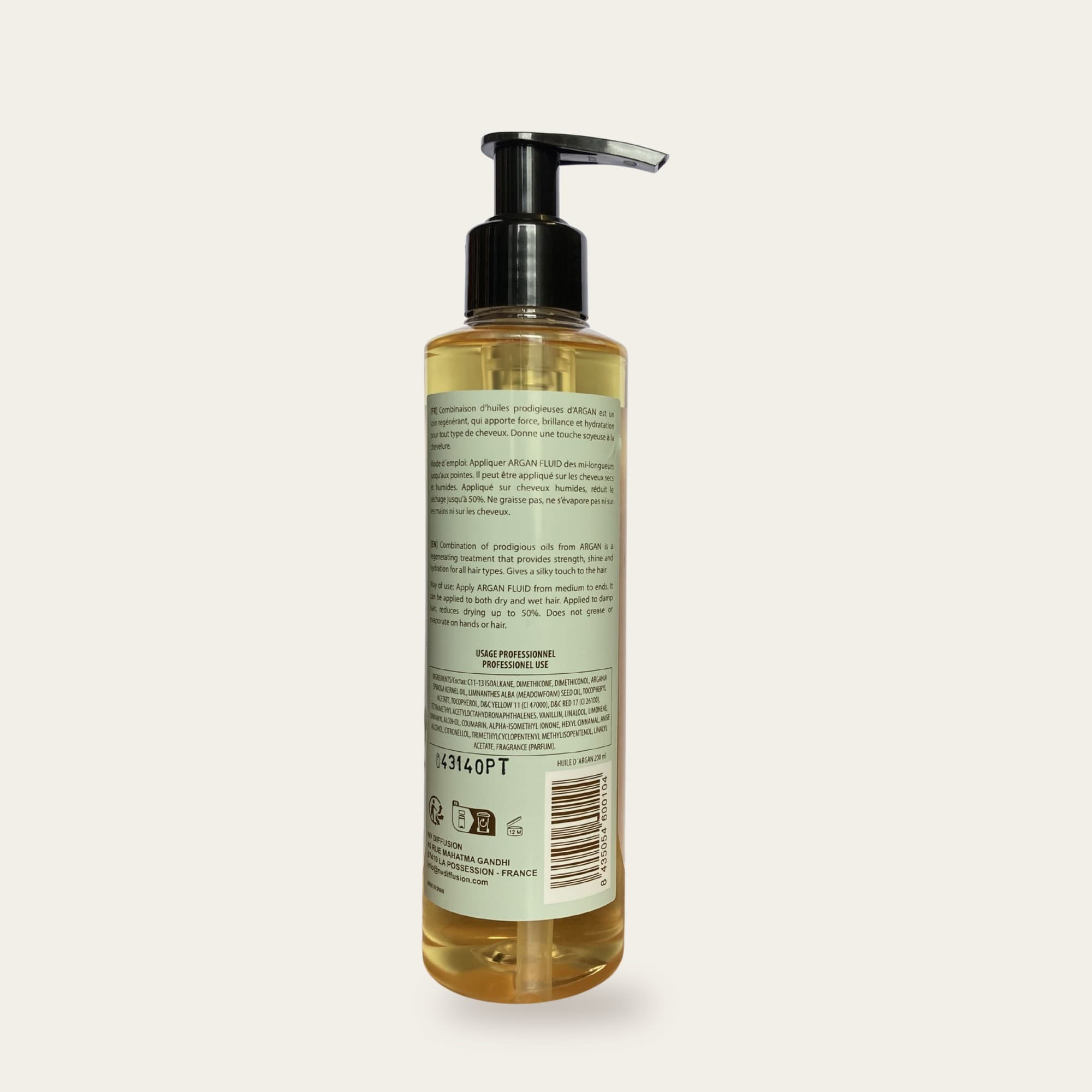 FAMOUS ARGAN OIL 200 ML (autre vue)